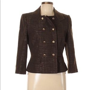 Antonio Melani double breasted Brown Blazer